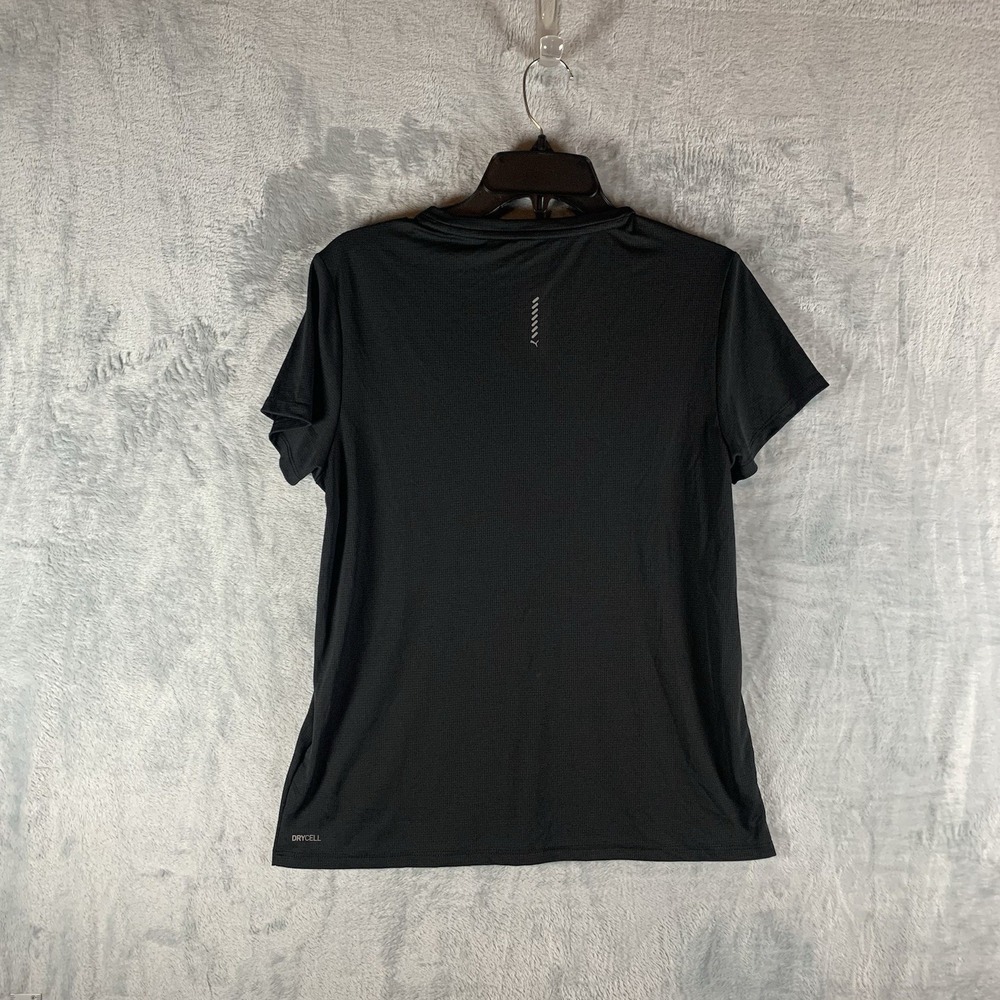 Puma Womens T Shirt M Performance Run Logo Short Sleeve‎ Tee Gym Crew Neck NWT - Picture 2 of 9